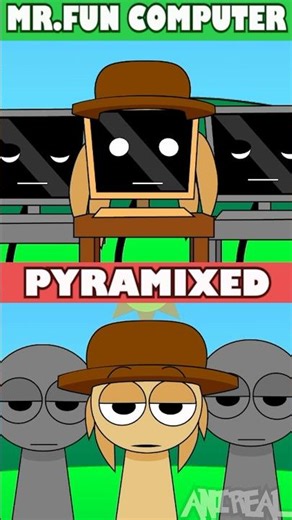 Incredibox Sprunki Pyramixed Mr.Fun Computer VS Sprunki Pyramixed OG *HAPPY VERSION*