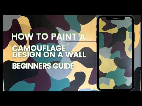 TRANSFORM Any Bedroom with this Easy DIY Camouflage Wall Paint Trick! #painting