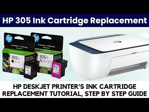 HP Deskjet Printer 305 Ink Cartridge Replacement Guide