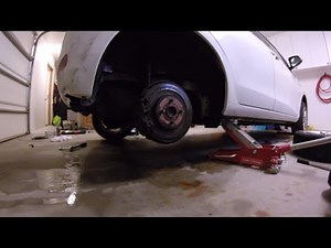 How to replace brakes and rotors on a Toyota Yaris Hybrid