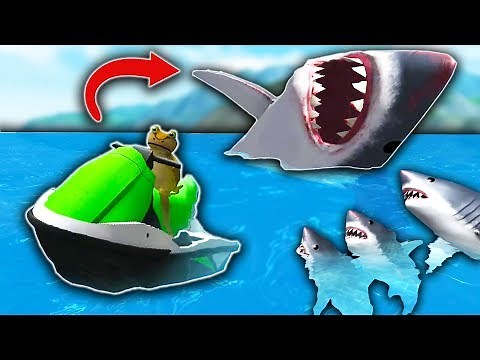 I FOUND A SECRET MEGALODON?! (Amazing Frog)