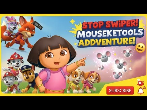 Swiper Swipes the Mouseketools! 🦊 | Dora & Paw Patrol Save the Day! 🐾
