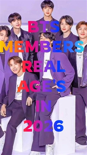 💜🔥 How Old Are BTS Members in 2026? 😱 | Real Ages of BTS Revealed! 🎂✨Ye title: