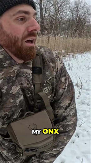 Snowy Woods Treasure Hunt: Marking My Epic Find on OnX! #shorts