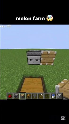 Easiest Minecraft MELON Farm Ever🤯 #minecraft