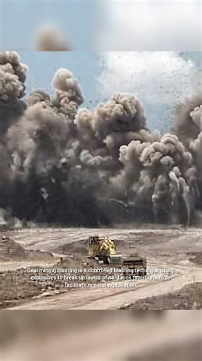 Coal mining blasting