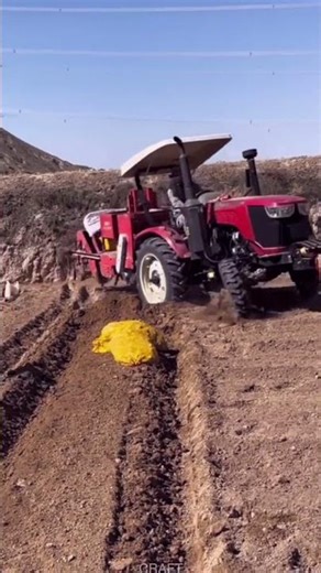 Insane Tiller Skill! Large Farming Machine’s Tank Turn—So Cool!