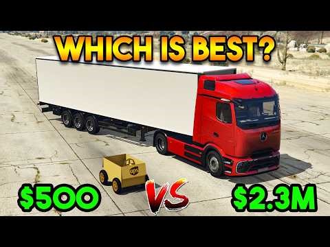 GTA 5 : CHEAP DELIVERY TRUCK VS EXPENSIVE DELIVERY TRUCK (WHICH IS BEST?)