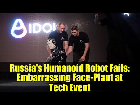 Russia's Humanoid Robot Fails: Embarrassing Face-Plant at Tech Event