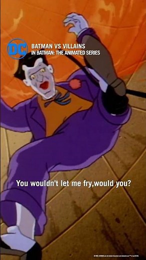 Batman saves the Joker from being fried 🔥 | DC Asia #BatmanTheAnimatedSeries