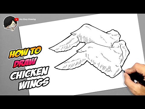 How to draw Chicken Wings Meat