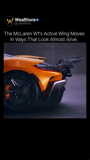 The McLaren W1's Active Wing Looks Almost Alive