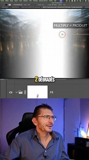 Use multiple gradients on the same mask in Photoshop 💡