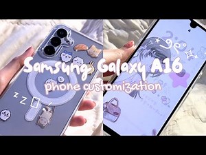 ౨ৎ full phone customization ˖ ࣪⊹ Samsung Galaxy A16 Gray