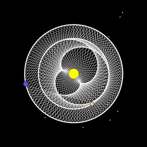 17K views · 303 reactions | The Fibonacci sequence is everywhere in Earth's life, but goes much beyond our own world. The spiral that exists in the center of sunflowers, heads of cabbage and chambered nautilus shells is the same that shapes galaxies and the orbits of Earth and Venus, strikingly related to Fibonacci numbers 8/13, 13/21. This is the spirograph pattern generated by the relative orbits of Venus and Earth. | Visual Math+ | Facebook