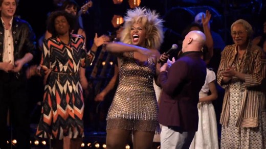 Alfie Langer sings Simply The Best at Tina Turner The Musical