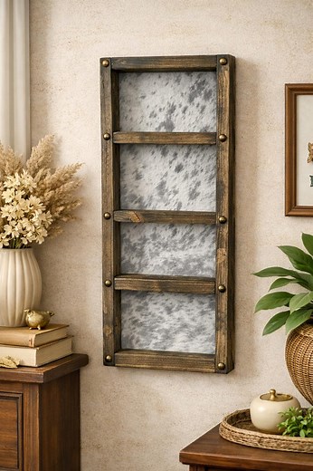 Western Buckle Display Case | Cowboy Belt Buckle Holder, Cow Print - Etsy