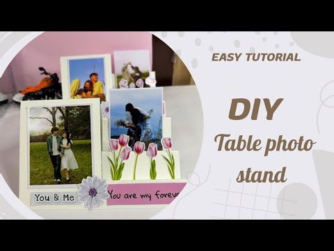 How to Make a Paper photo Stand | Simple & Creative | Easy diy