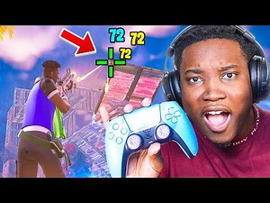 I Played Controller With A CUSTOM CROSSHAIR ( day 4 of my controller progress)