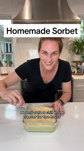 We just happened to have a bunch of loquats in our backyard, but you can make sorbet with lots of different fruits. It’s easy to make and so delicious! 🤤 Keep reading for the sorbet recipe and save this post so you don’t forget to make it too! And if you’re new here, hi 👋 I’m Michelle — I love figuring out what I can make at home instead of buying in the grocery store! 🙌 If you’re like that too, let’s be friends! ❤️ ✨ SORBET RECIPE Ingredients: * 2 cups of ripe fruit * 1/2 cup honey or agave 