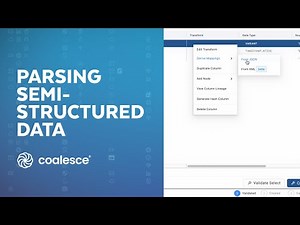 Parsing Semi-Structured Data (JSON / XML) In Snowflake With Coalesce
