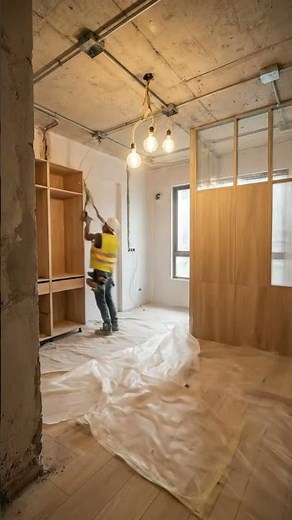 Small Apartment Transformation | Smart Space Optimization Construction Timelapse