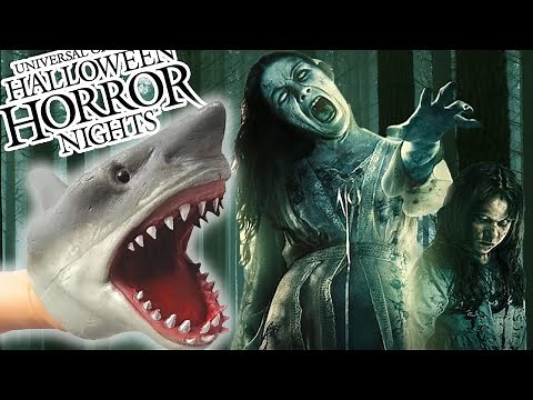 SHARK PUPPET FACES HALLOWEEN HORROR NIGHTS (SPOOKY?!)