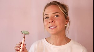 Skin Gym Jade Vibrating Face Massager Sculpt, Lift and Define Beauty Tool - Face Roller with Cooling and Contouring Power - Over 6,000 Vibrations per Minute