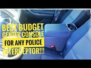 Ford Taurus Police Interceptor Budget Center Console!!!