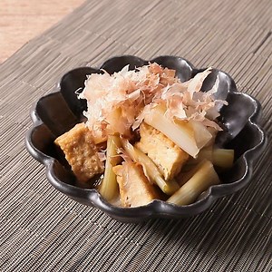 めんつゆで簡単 長ねぎと厚揚げのくたくた煮 作り方・レシピ | クラシル