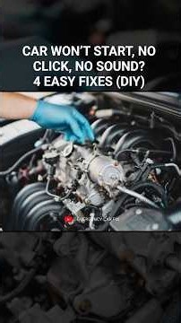 CAR WON’T START — NO CLICK, NO SOUND? 4 EASY FIXES | #shortsfeed #mechanic #diy #carrepair