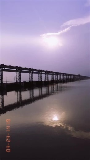 Charming Bridge Pose in Yellow Skirt and Grey Top
