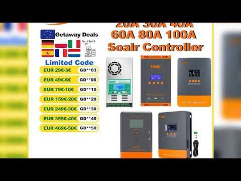 A must-have product!�PowMr MPPT 100A 80A 60A 40A 30A 30A 20A Solar Charger Controller LCD Work Wit
