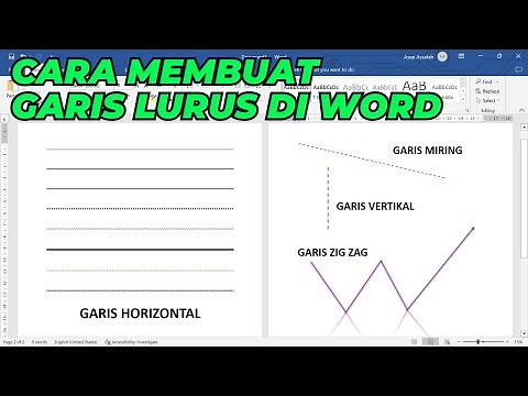 8 Cara Membuat Garis Lurus di Word | Horizontal (Mendatar) & Vertikal (Tegak Lurus Ke Bawah)