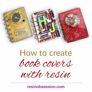 5 Book Cover Ideas You Can Make With Resin - Resin Obsession
