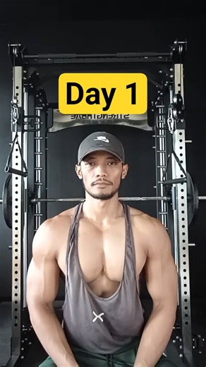 my body transformation day 1 #bodytransformation #bodytransformationskinnytomuscle #transformation