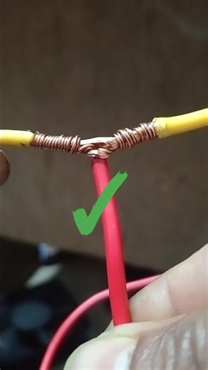 Wire Joint trick #diy #industrialelectrician #electricalengineering #shortvideos #shorts