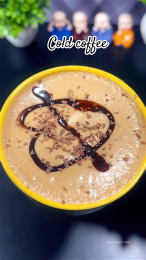 Cold coffee recipe perfect for home 🏡 💚#coffee