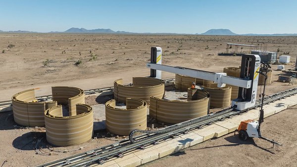 World's first 3D-printed hotel 'El Cosmico' being built in Texas desert