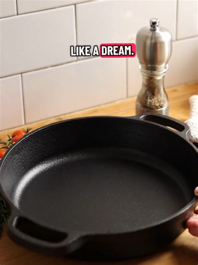 Cast Iron Pan: Pre-Seasoned and Versatile for Cooking