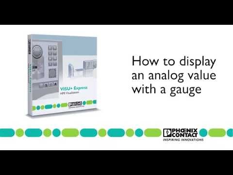 Visu+ Express: How to display an analog value with a gauge - Phoenix Contact