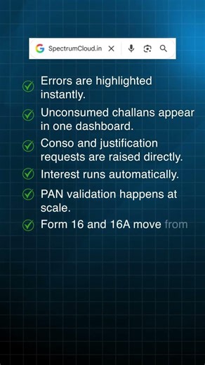 TDS Return Filing & Bulk TAN Management Made Easy | Automated TDS Software | Spectrum Cloud