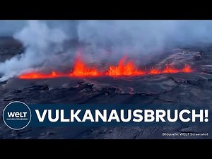 HAWAII: "250 Erdbeben dokumentiert!" Vulkan Kilauea bricht aus und speit riesige Mengen Lava!