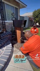 Another one of our mailbox installations! Including our new post gravel base!🧡 #arenascurbappeal #curbappeal #curbpainting #addressnumbers #mailbox #mailboxpost #mailboxinstallation #installation #familybusiness #fatherdaughterduo | Arenas Curb Appeal