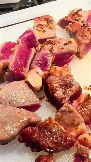 Garlic butter grill beef steak #reels