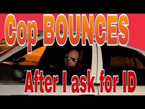 Cop: Tag Light Out - Don’t Give A F***! Flip Script, Cop Drives Off!