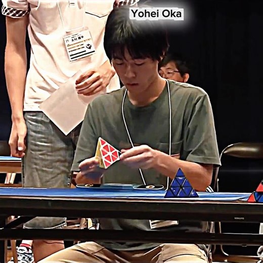 2011 Pyraminx Cube World Record single 1.93s Yohei Oka #rubikscube #viral #shorts