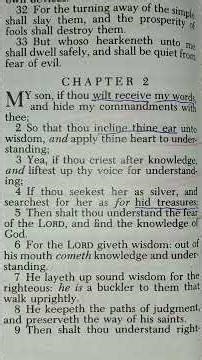 Proverbs 2:1-8 For the LORD giveth wisdom: out of his mouth cometh knowledge and understanding