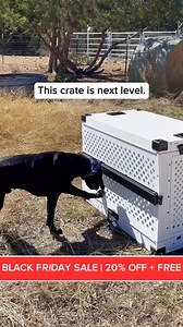 20K views | BLACK FRIDAY SALE is here! Save 20% Sitewide with FREE Orthopedic pad & course. Escape-proof crates built for serious dogs, collapsible or reinforced for anxious pups. ✅ 100% lifetime guarantee ✅ Military-grade and Durable lightweight aluminum ✅ Helps with separation anxiety ✅ Free shipping ✅ Easily transportable | Impact Dog Crates | Facebook