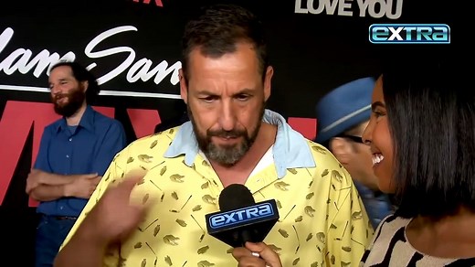 33K views · 311 reactions | Adam Sander jokes he's getting calls from family he didn't know he had to be in "Happy Gilmore 2"! ⛳️ | Extra | Facebook